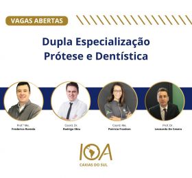 Dupla Especialização Prótese e Dentística